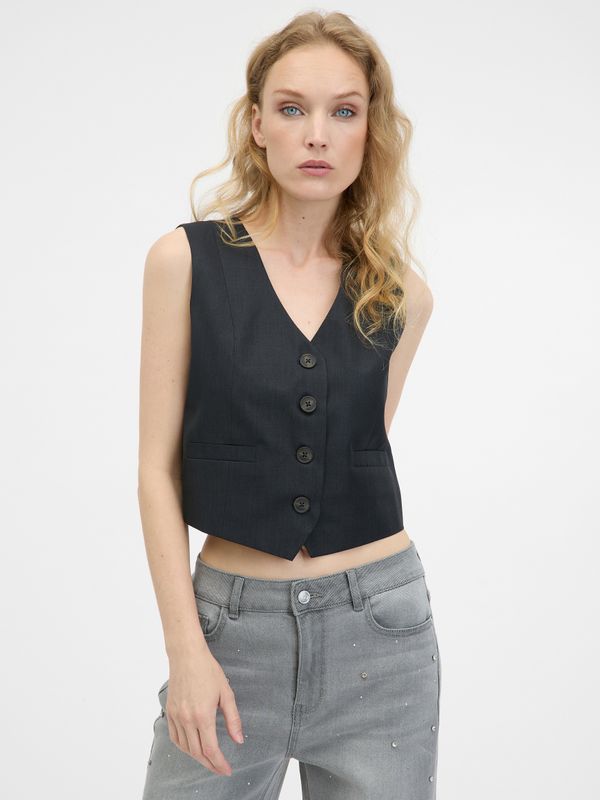 Orsay Orsay Dark gray women's vest for blazer - Women's