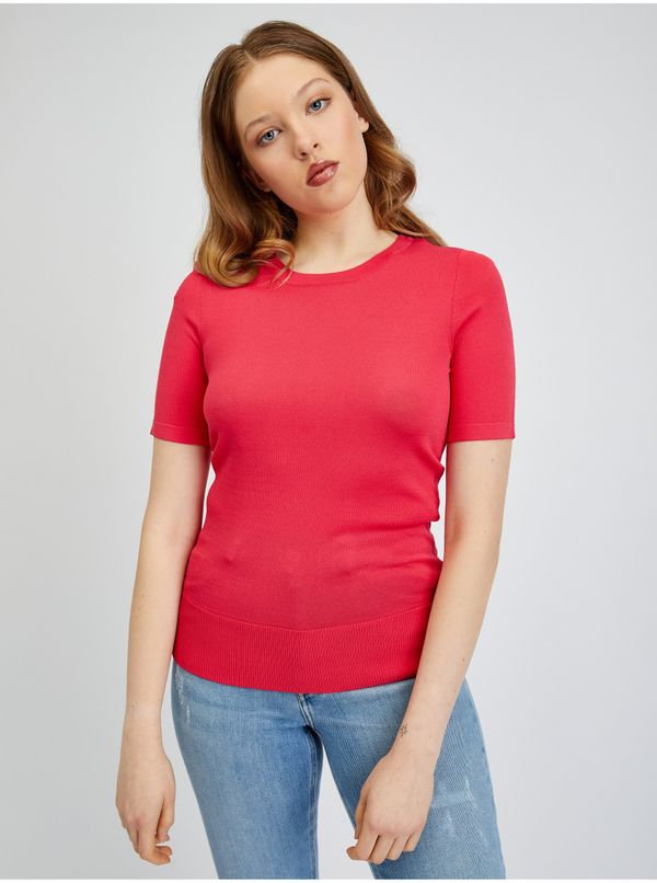 Orsay Orsay Dark pink Womens Sweater T-Shirt - Women