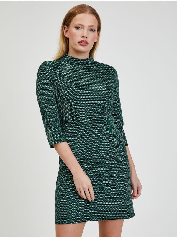 Orsay Orsay Green Ladies Patterned Dress - Women