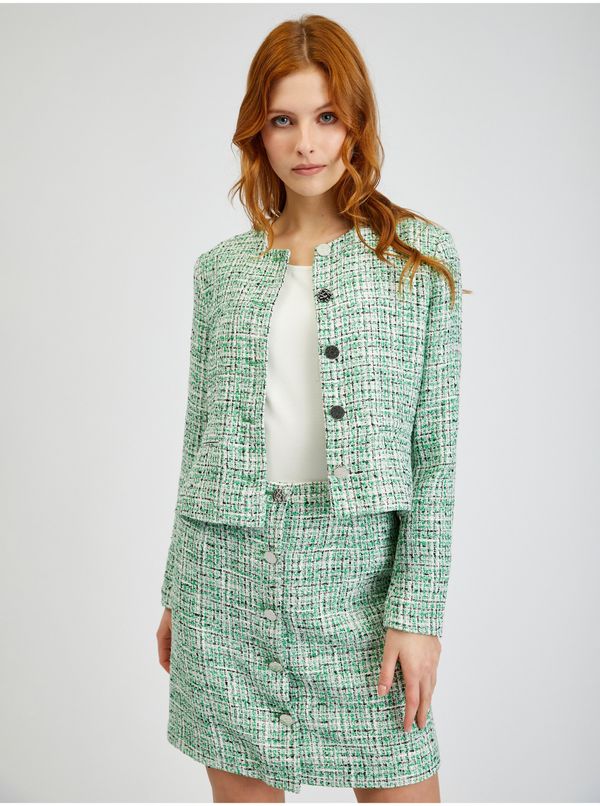 Orsay Orsay Green Ladies Patterned Jacket - Women
