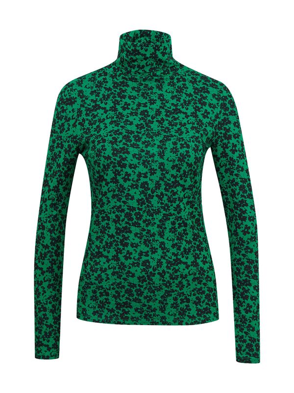 Orsay Orsay Green Ladies Patterned Turtleneck - Women