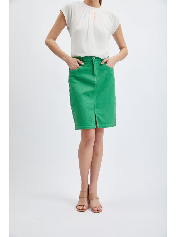 Orsay Orsay Green Women's Denim Skirt - Women