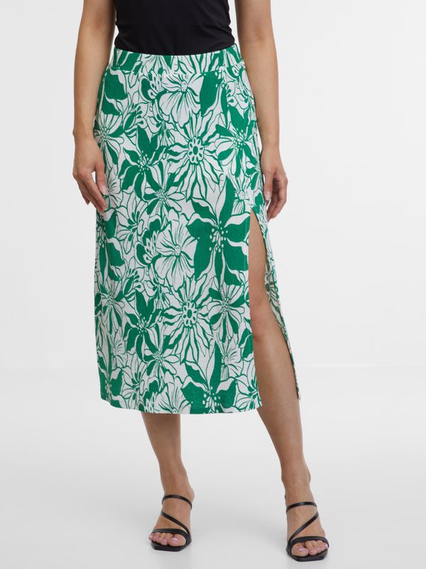 Orsay Orsay Green Women's Patterned Skirt - Women's