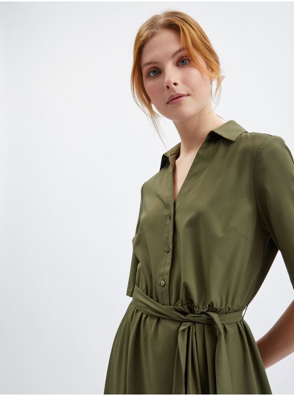 Orsay Orsay Khaki Womens Dress - Women