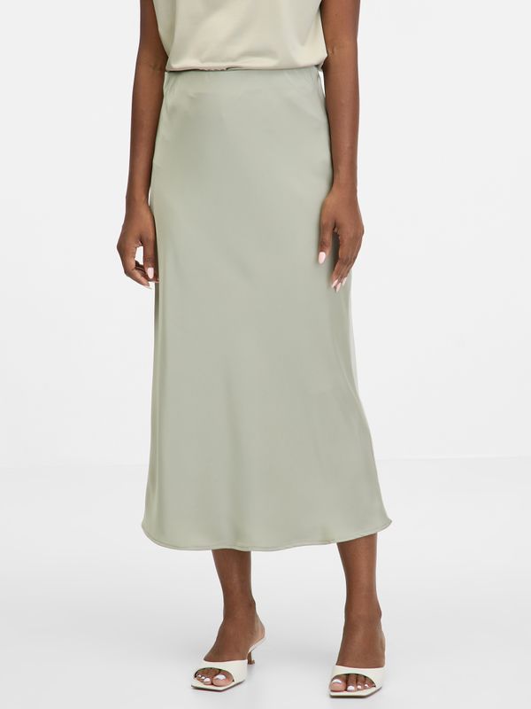 Orsay Orsay Khaki women's midi skirt - Women's