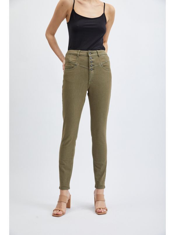 Orsay Orsay Khaki Womens Skinny Fit Jeans - Women