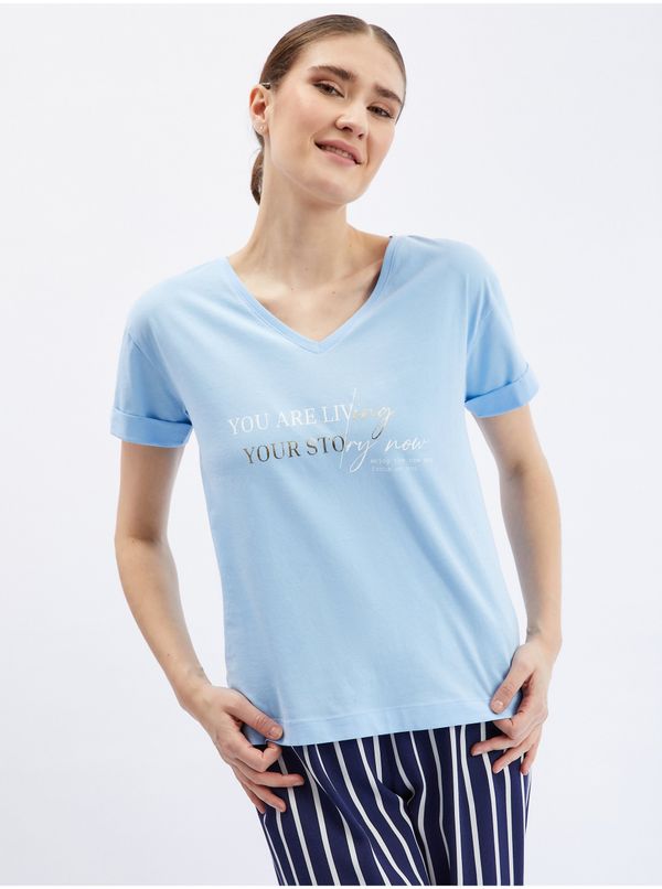 Orsay Orsay Light blue ladies T-Shirt - Women