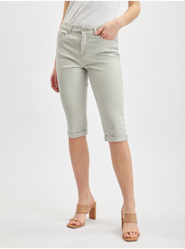 Orsay Orsay Light gray womens skinned jeans - Women