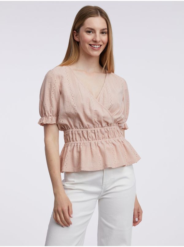 Orsay Orsay Light pink Ladies Patterned Blouse - Women