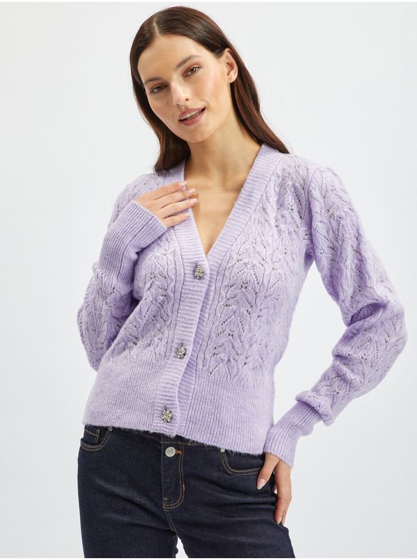 Orsay Orsay Light Purple Ladies Cardigan - Ladies