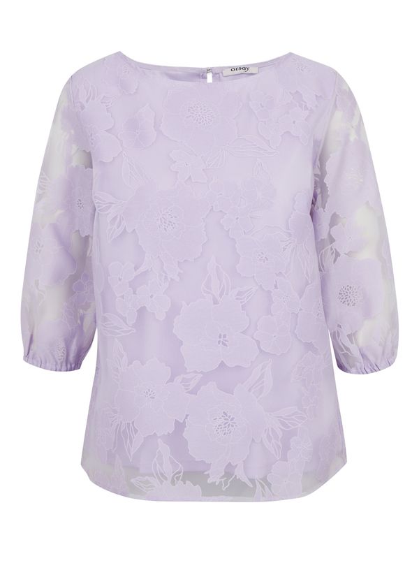 Orsay Orsay Light Purple Ladies Floral Blouse - Women