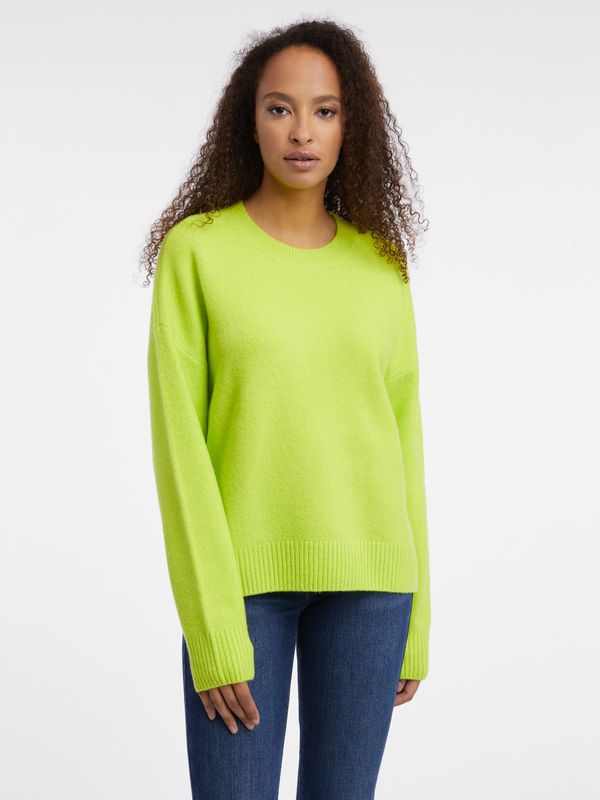 Orsay Orsay Neon Green Ladies Sweater - Women