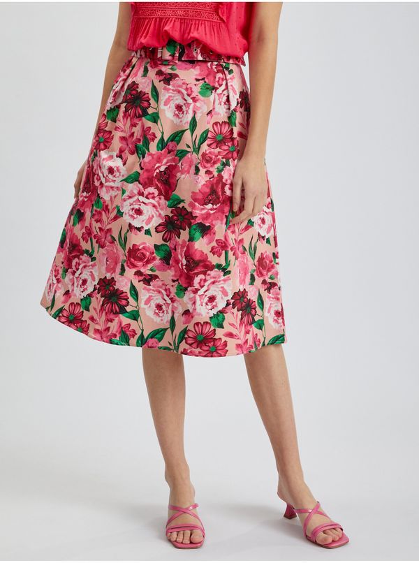 Orsay Orsay Pink Ladies Floral Skirt - Women