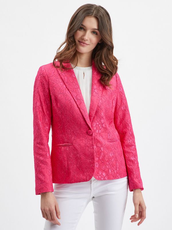 Orsay Orsay Pink Ladies Patterned Jacket - Women