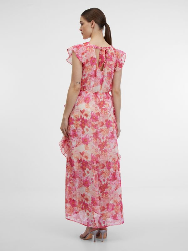 Orsay Orsay Pink Women's Floral Maxi Dress - Women's