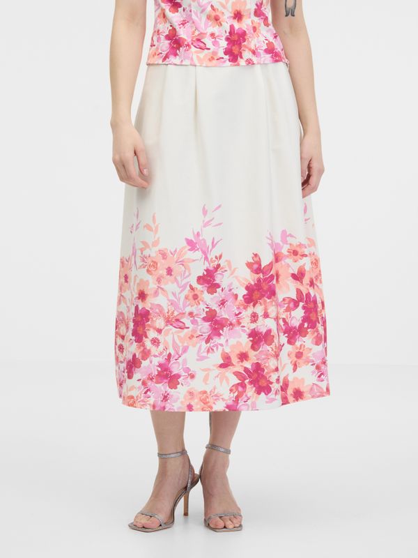 Orsay Orsay Pink women's floral skirt - Women's