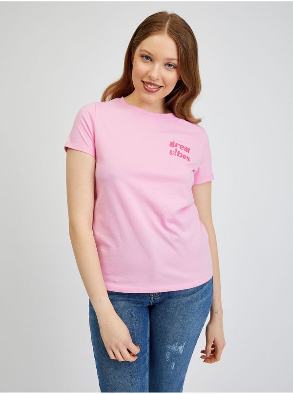 Orsay Orsay Pink Womens T-Shirt - Women