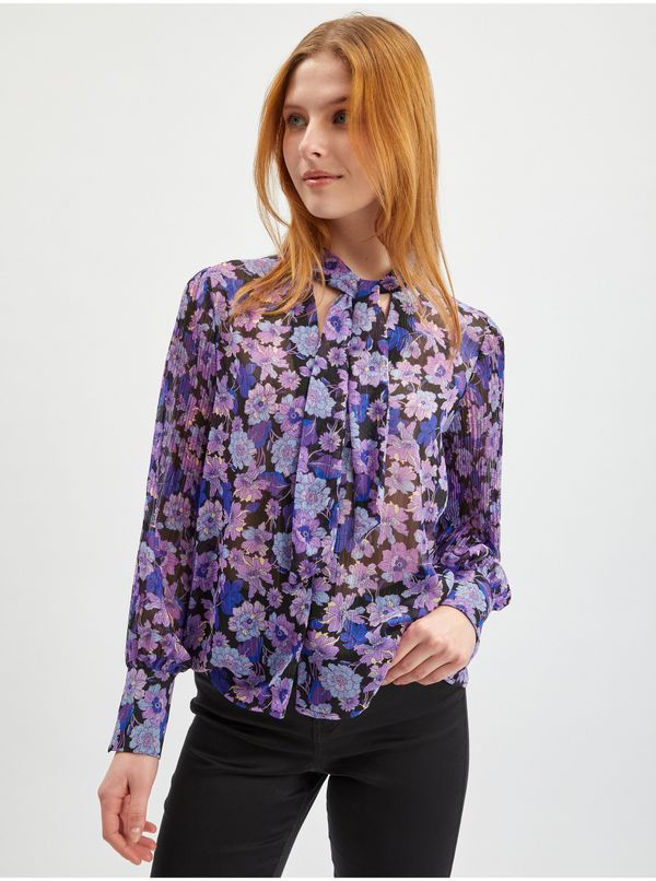 Orsay Orsay Purple Ladies Floral Blouse - Women