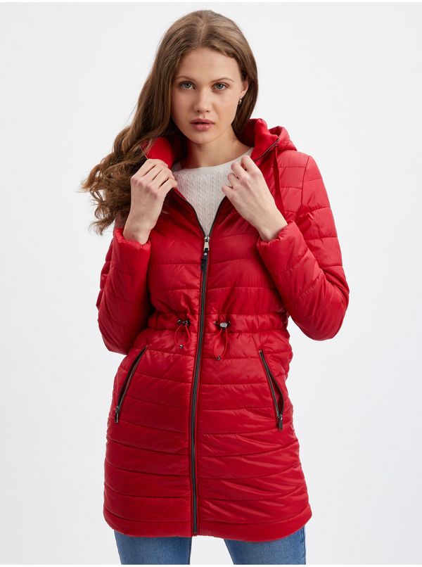 Orsay Orsay Red Ladies Quilted Coat - Vrouwen