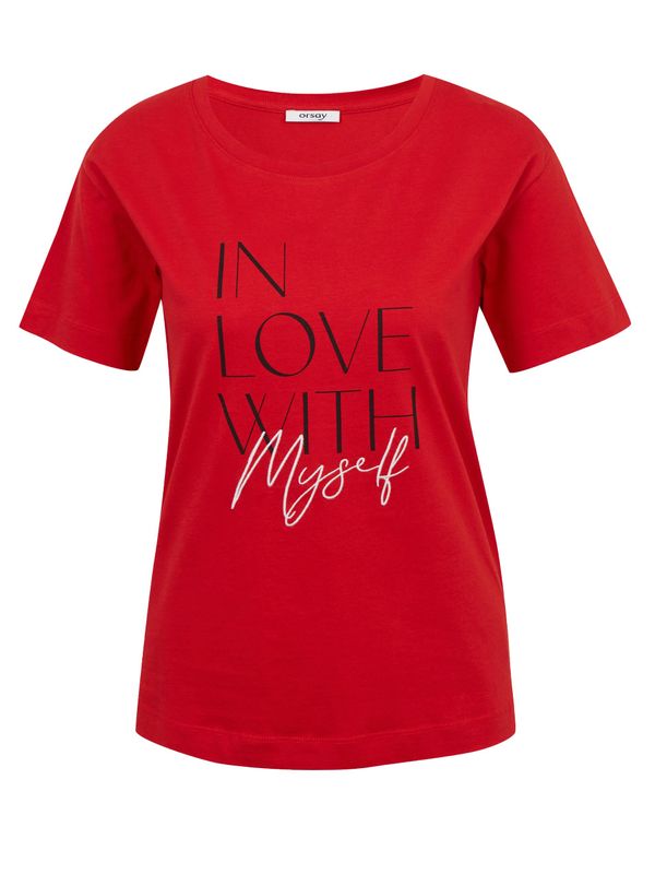 Orsay Orsay Red Vrouwen T-shirt - Vrouwen
