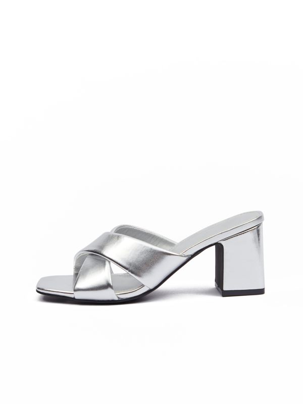 Orsay Orsay Silver women's heeled slippers - Women's