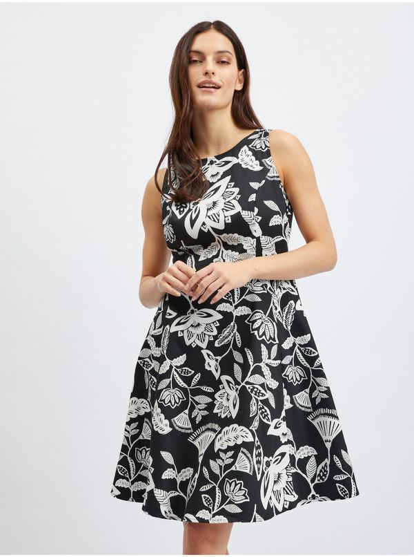 Orsay Orsay White-Black Women Flowered Dress - Women