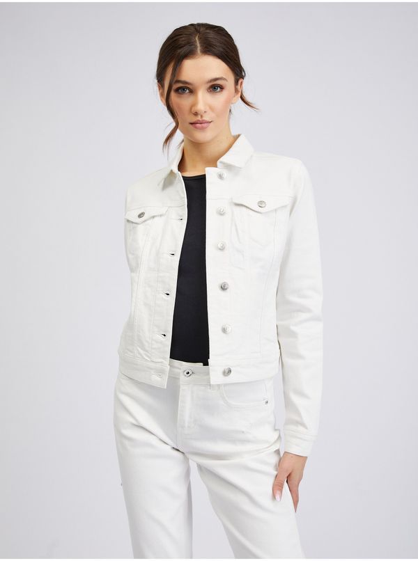 Orsay Orsay White Denim Jacket - Ladies