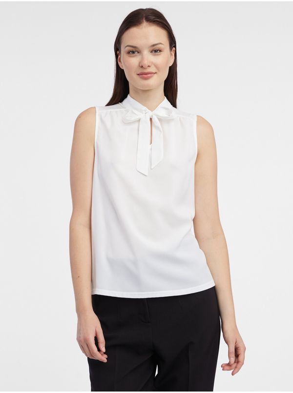 Orsay Orsay White Ladies Blouse - Ladies