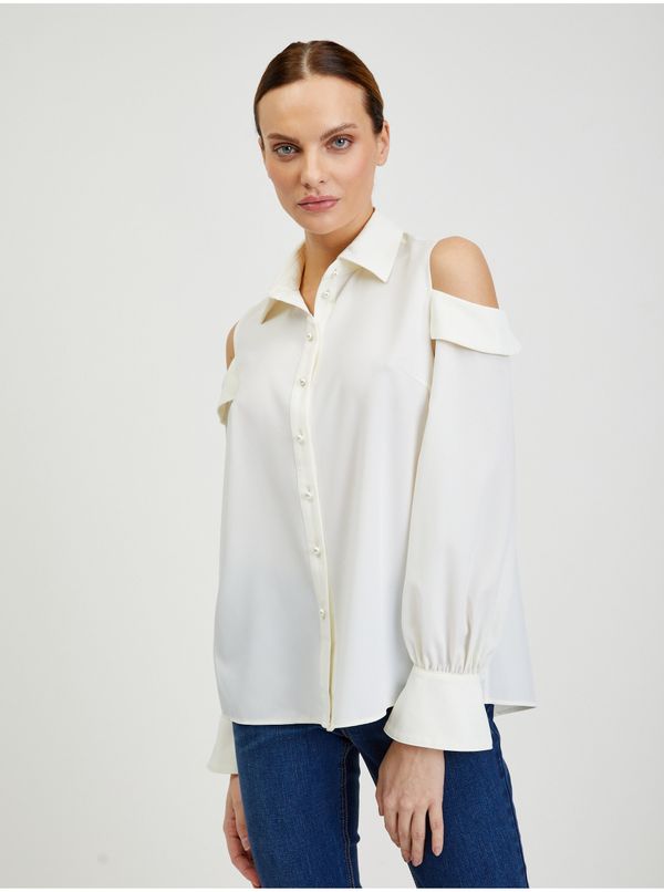 Orsay Orsay White Ladies Blouse - Ladies