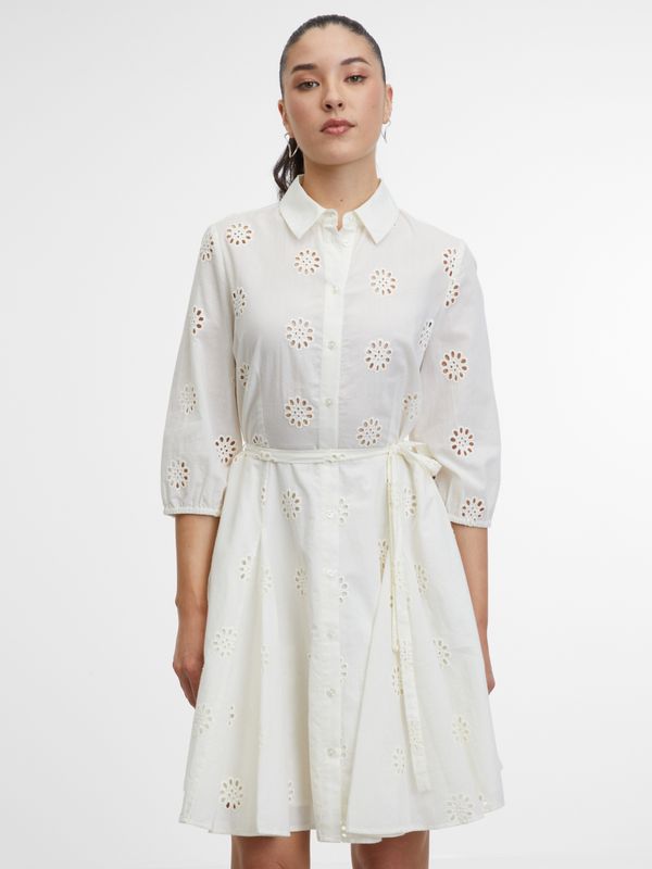Orsay Orsay White Women's Shirt Dress - Women's
