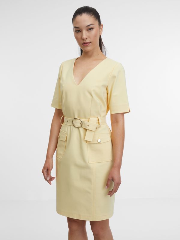 Orsay Orsay Yellow women's dress - Women's