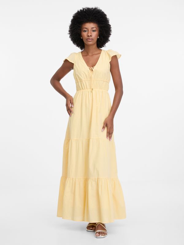 Orsay Orsay Yellow Women's Maxi Dress - Women's
