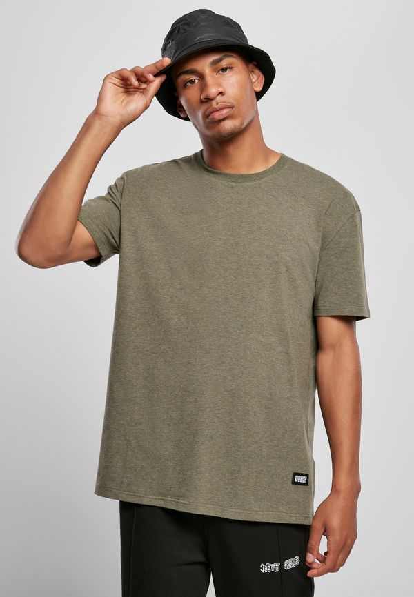 Urban Classics Oversize Melange Tee dark green melange