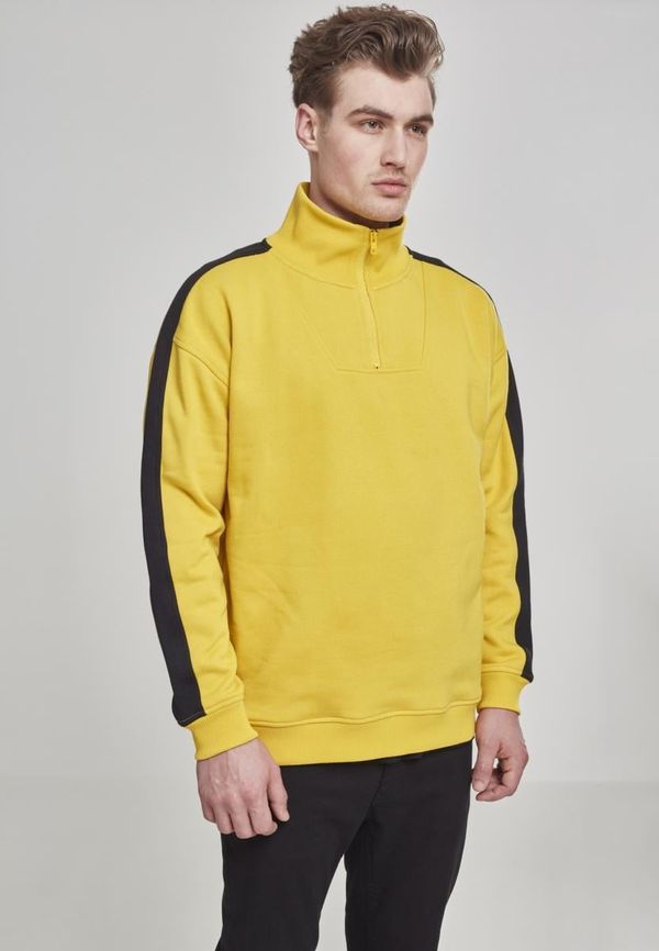 Urban Classics Oversize Sweat Shoulder Stripe Troyer honey/blk