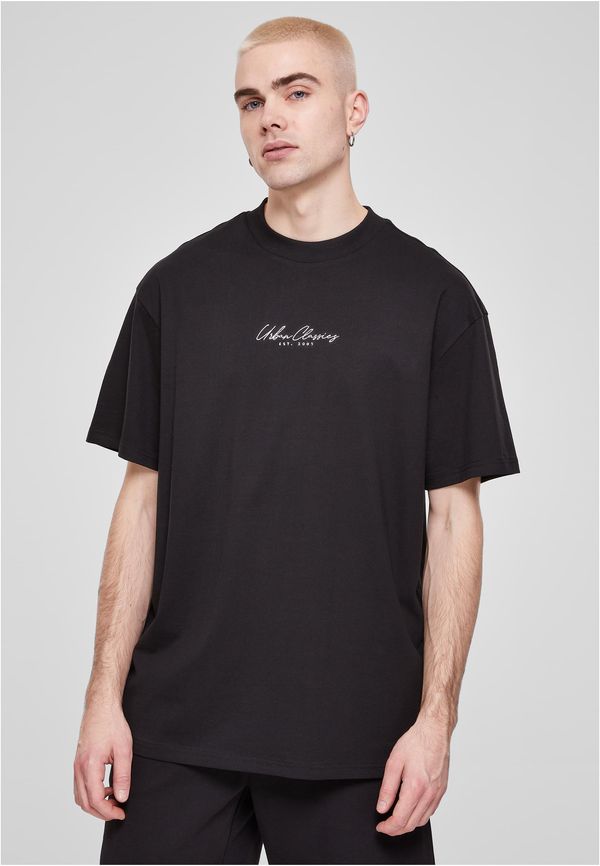 Urban Classics Oversized Mid Embroidery T-shirt black