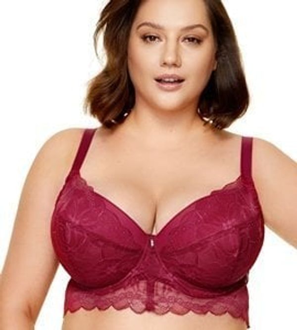 Gorteks Padded grudnjak Charlize / B4 - burgundy