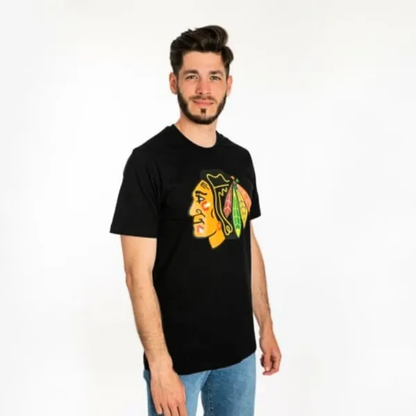 47 Brand Pánské tričko 47 Brand  NHL Chicago Blackhawks Imprint ’47 Echo Tee