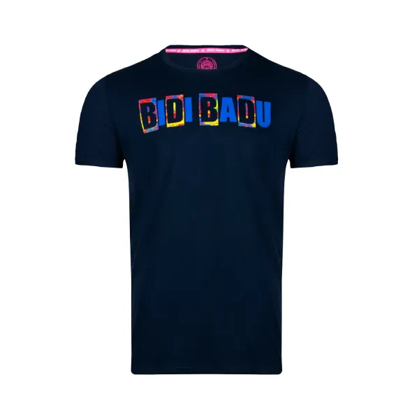 BIDI BADU Pánské tričko BIDI BADU  Melvin Lifestyle Tee Dark Blue M