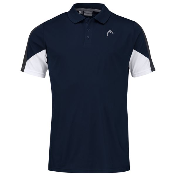 Head Pánské tričko Head  Club 22 Tech Polo Shirt Men Dark Blue  XXL