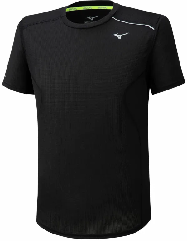 Mizuno Pánské tričko Mizuno Dry Aeroflow Tee černé, S