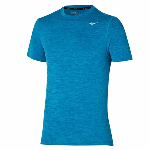 Mizuno Pánské tričko Mizuno  Impulse Core Tee Algiers Blue