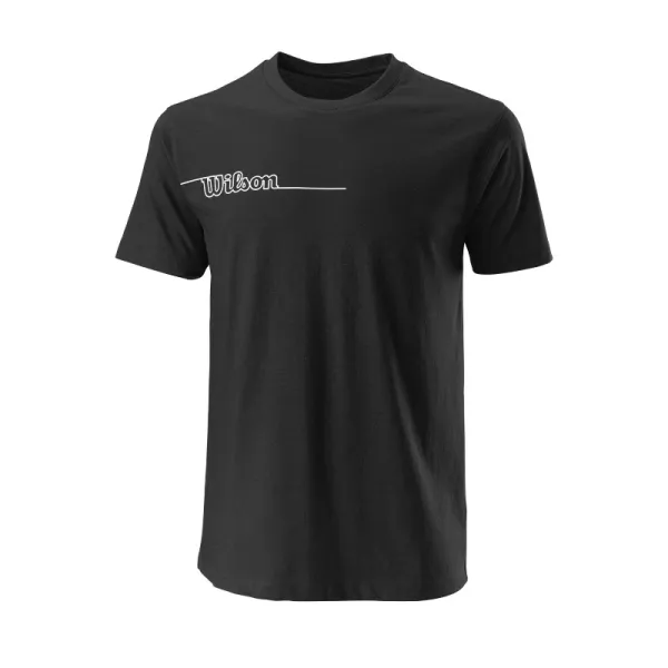 Wilson Pánské tričko Wilson  Team II Tech Tee Black XL