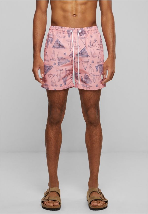 Urban Classics Pattern of swimming shorts yacht aop