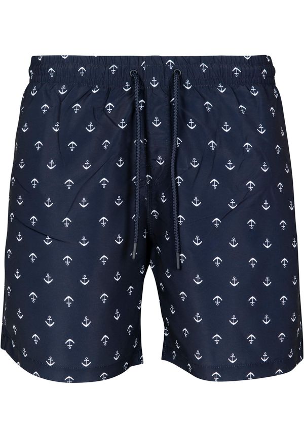 UC Men Patterned swimsuit shorts anchor/navy