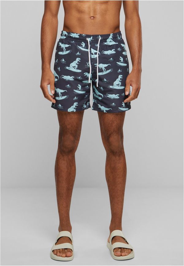 UC Men Patterned swimsuit t-rex aop