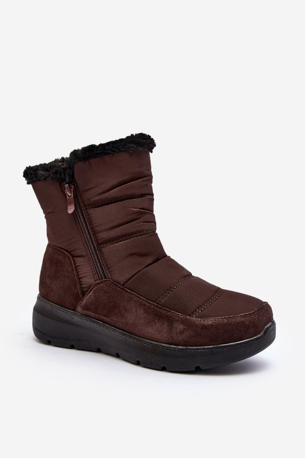 PE1 PE1 Women's Snow Boots with Fur Brown Primose