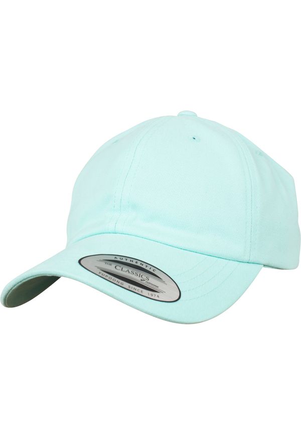 Flexfit Peached Cotton Twill Dad Cap diamond blue