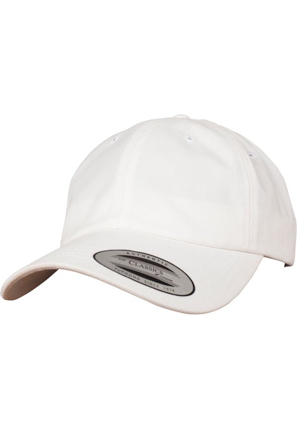 Flexfit Peached Cotton Twill Dad Cap White