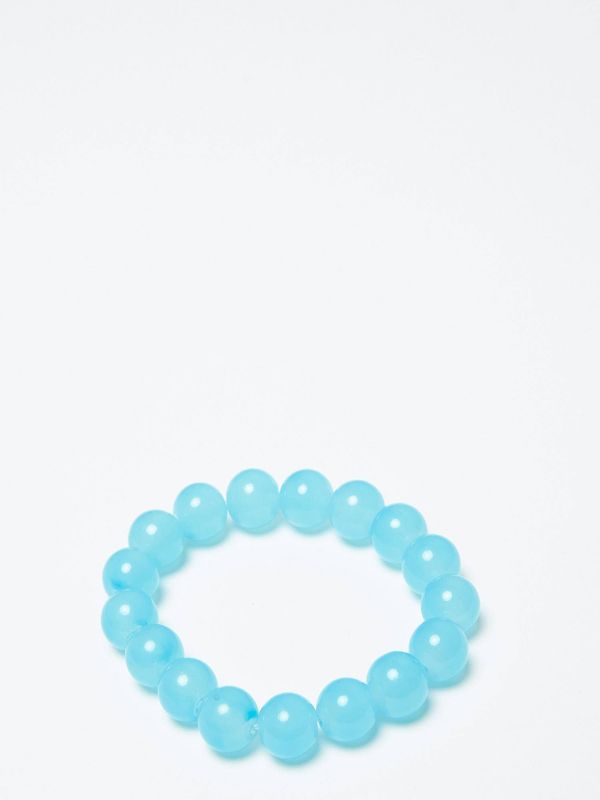 Yups Pearl bracelet on indigo elastic