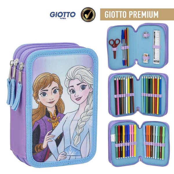 Frozen PENCIL CASE WITH ACCESSORIES GIOTTO FROZEN